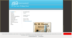 Desktop Screenshot of dr-haase.de