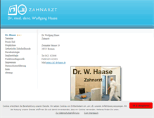 Tablet Screenshot of dr-haase.de